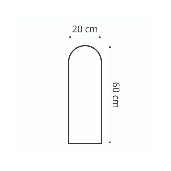 Polsterpaneel Magic Velvet Türkis 20 cm